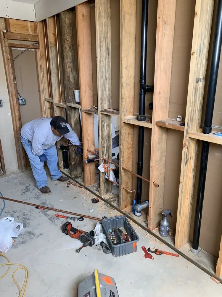 Commercial rough-in plumbing for Gas Line Repair in Eddington Gardens